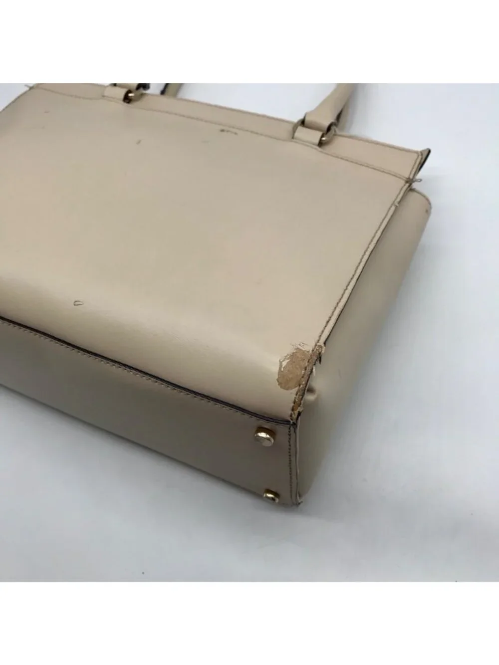Kate Spade Beige Leather Montford Jovie Park Tote Bag